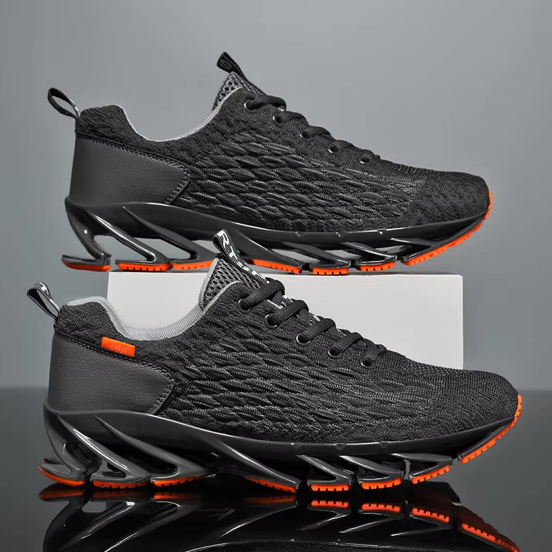 Stylish Men's Sneakers for Spring and Autumn - Breathable, Non-Slip Casual Running Shoes