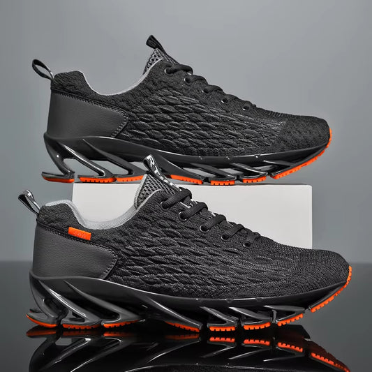 Stylish Men's Sneakers for Spring and Autumn - Breathable, Non-Slip Casual Running Shoes