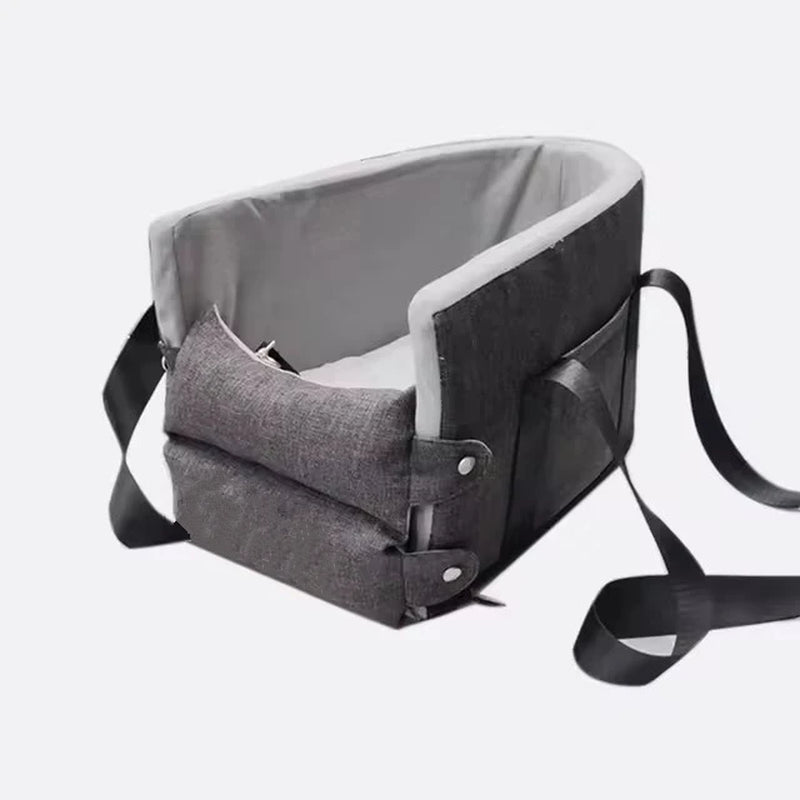 Travel in Style: Portable Dog Car Seat Bed for Small Dogs and Cats - Safe & Eco-Friendly Travel Companion
