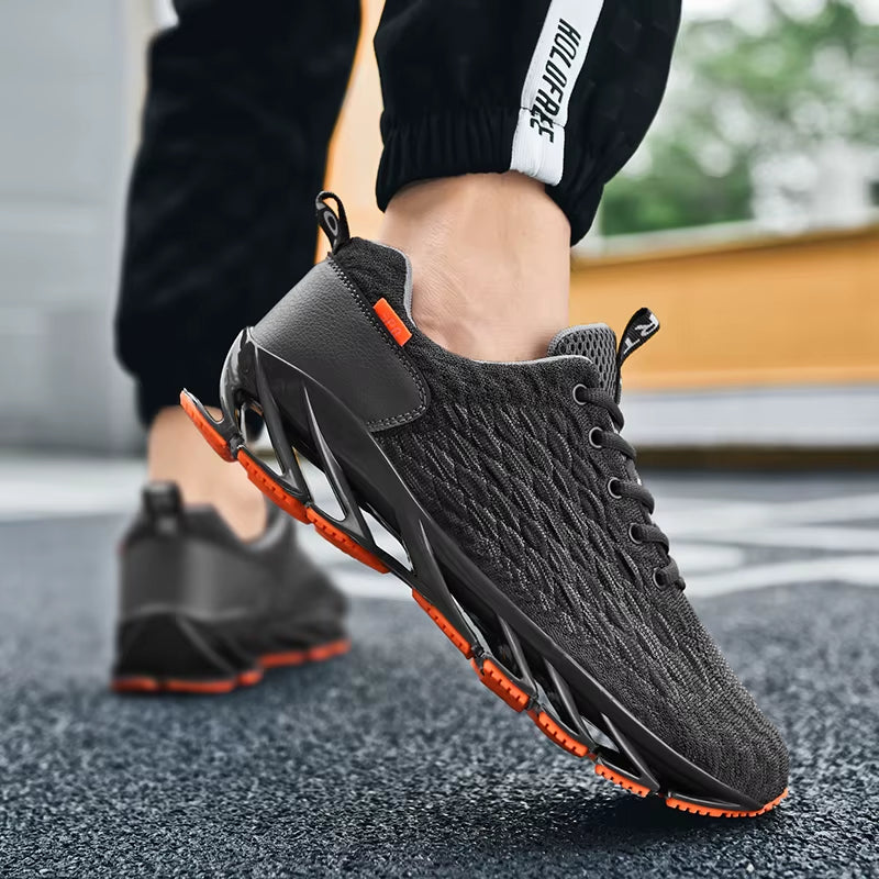 Stylish Men's Sneakers for Spring and Autumn - Breathable, Non-Slip Casual Running Shoes