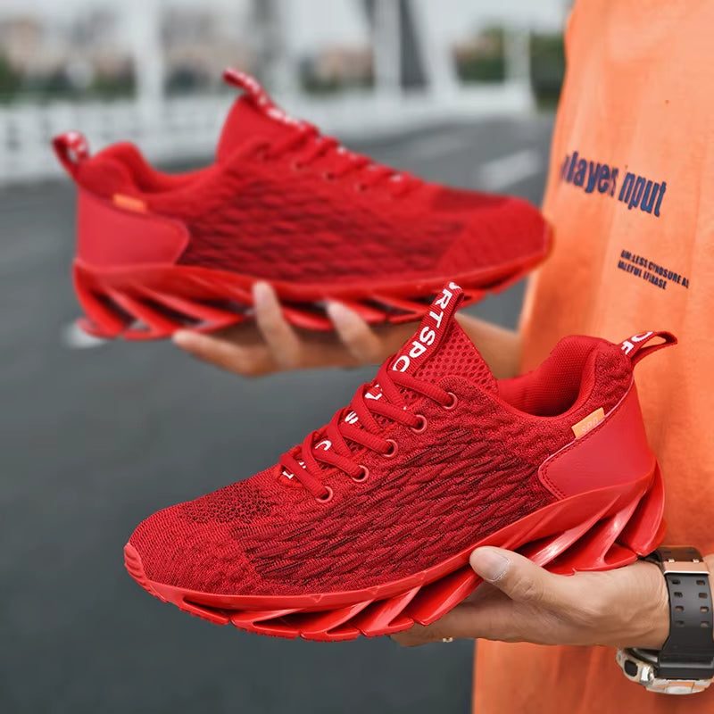 Stylish Men's Sneakers for Spring and Autumn - Breathable, Non-Slip Casual Running Shoes