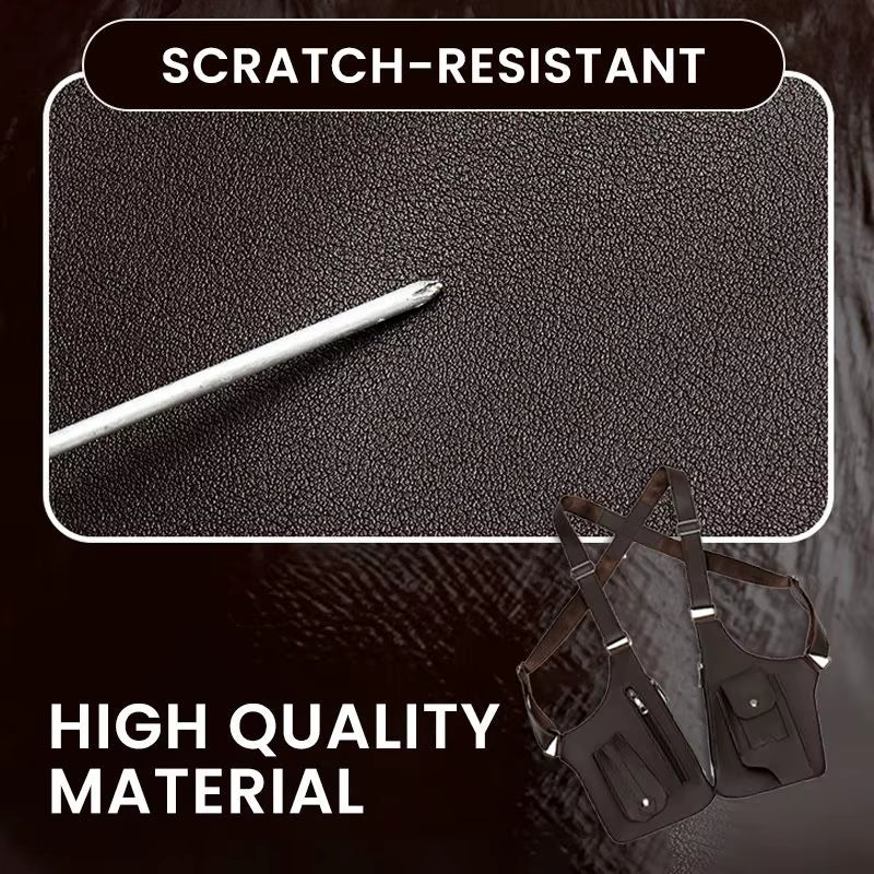 Ultimate Waterproof Multi-Pocket Tactical Fishing Bag for Men - Ergonomic Anti-Theft Crossbody with Double Shoulder Straps