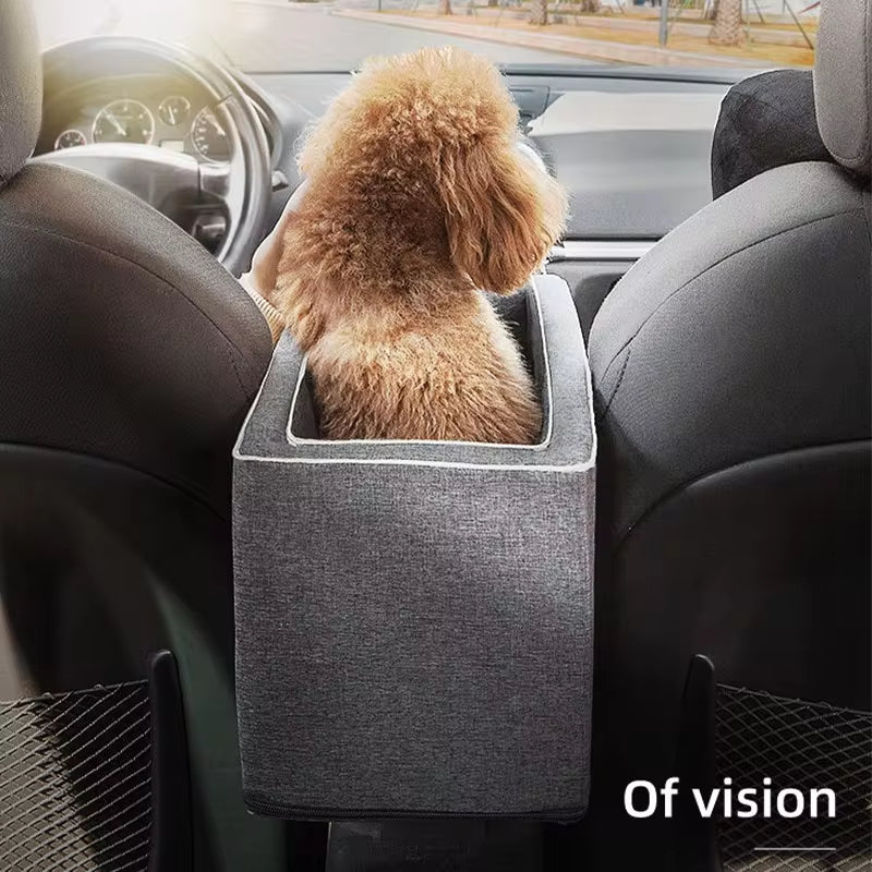 Travel in Style: Portable Dog Car Seat Bed for Small Dogs and Cats - Safe & Eco-Friendly Travel Companion