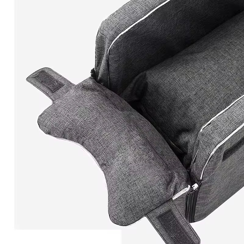 Travel in Style: Portable Dog Car Seat Bed for Small Dogs and Cats - Safe & Eco-Friendly Travel Companion