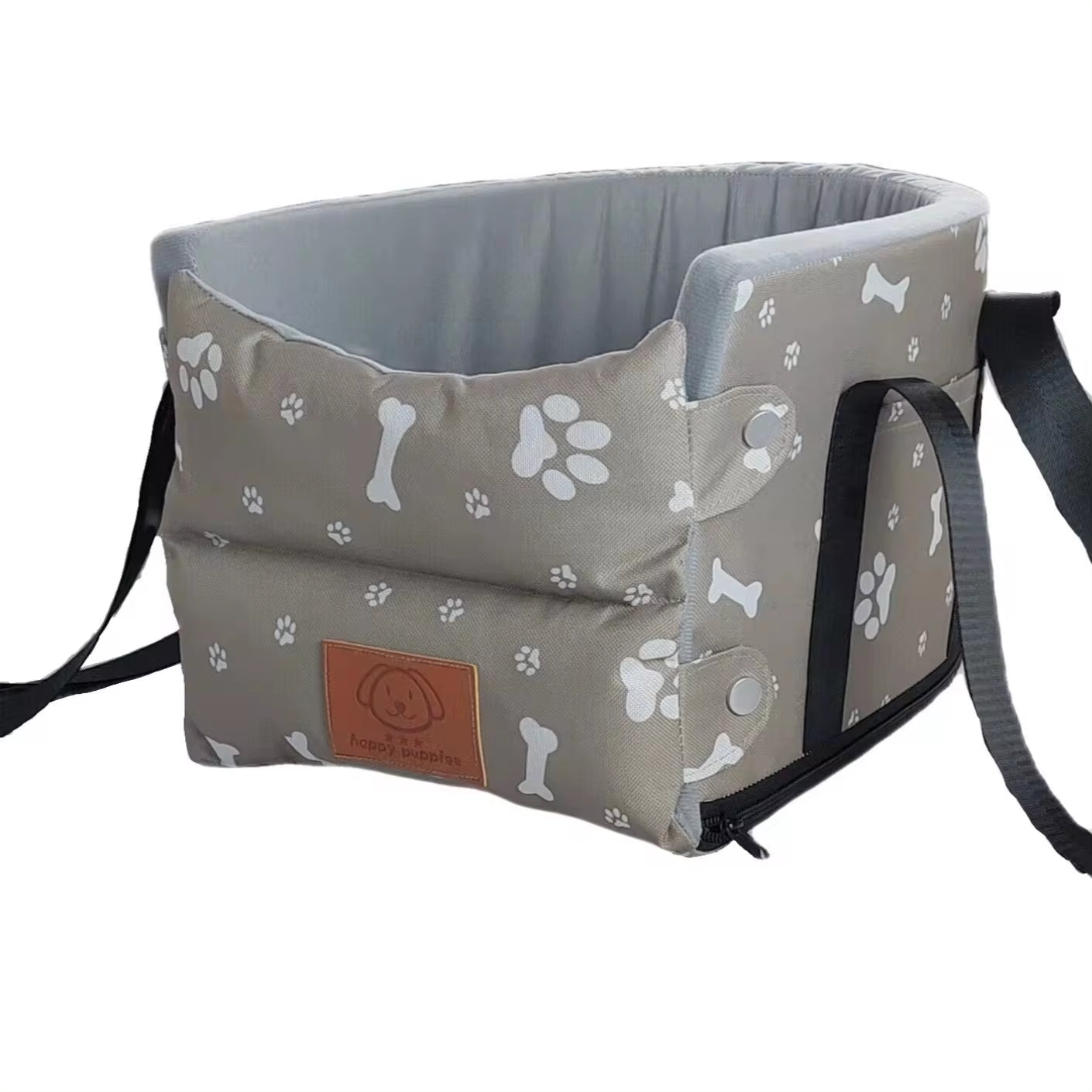 Travel in Style: Portable Dog Car Seat Bed for Small Dogs and Cats - Safe & Eco-Friendly Travel Companion