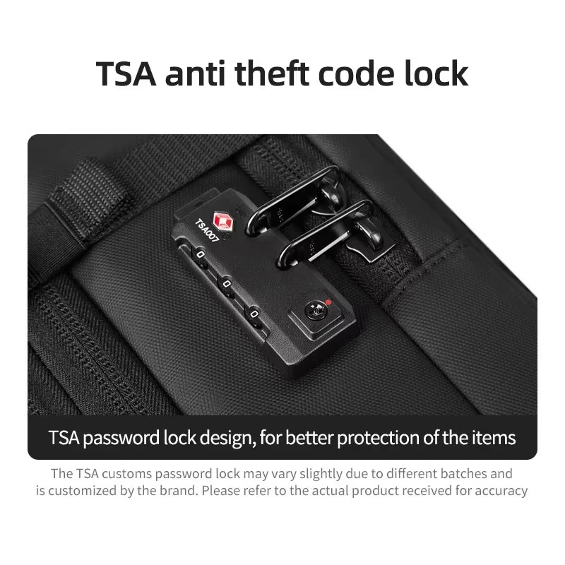 Versatile Men’s Travel Backpack: Vacuum Compression Laptop Backpack with 17-Inch Capacity for School, Hiking, and Business